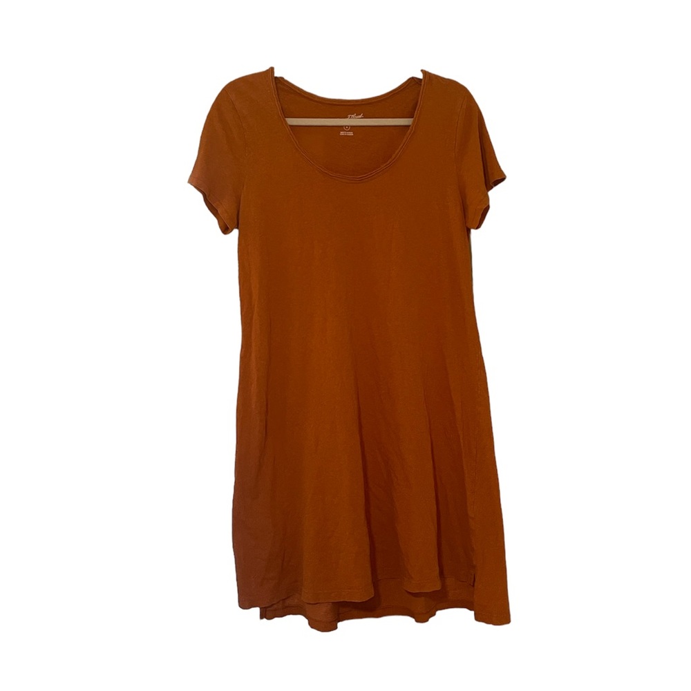 Universal Thread Goods Co. Burnt Orange T-Shirt Dress M